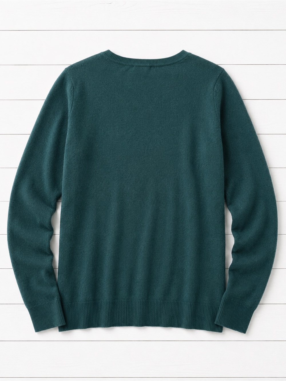 Croft & Barrow Teal V-Neck Sweater | Size Large - Picture 4 of 5